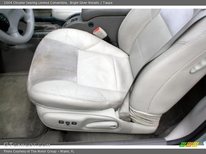 Bright Silver Metallic / Taupe 2004 Chrysler Sebring Limited Convertible