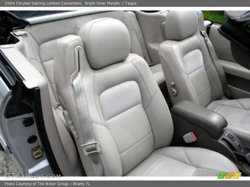 Bright Silver Metallic / Taupe 2004 Chrysler Sebring Limited Convertible