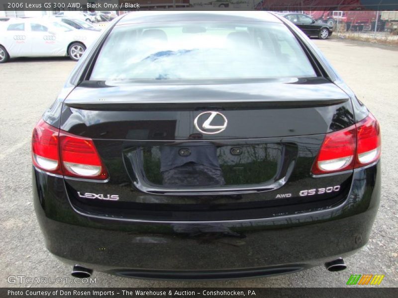 Black Onyx / Black 2006 Lexus GS 300 AWD