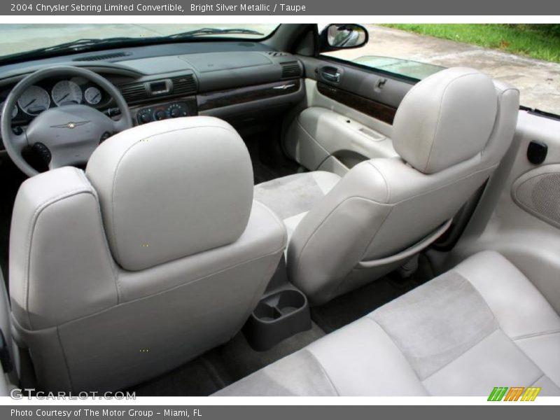 Bright Silver Metallic / Taupe 2004 Chrysler Sebring Limited Convertible