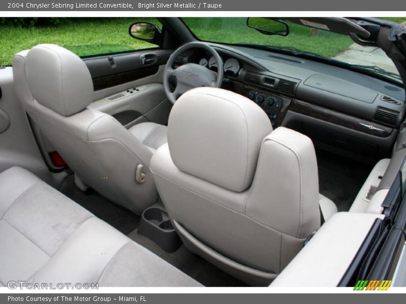Bright Silver Metallic / Taupe 2004 Chrysler Sebring Limited Convertible