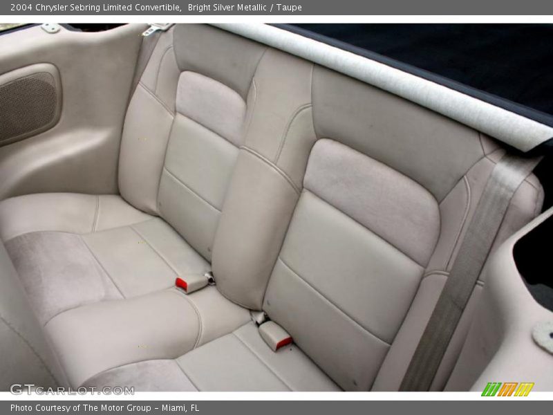 Bright Silver Metallic / Taupe 2004 Chrysler Sebring Limited Convertible