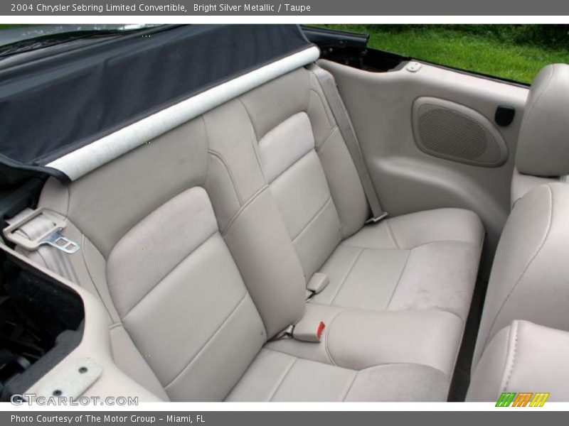 Bright Silver Metallic / Taupe 2004 Chrysler Sebring Limited Convertible