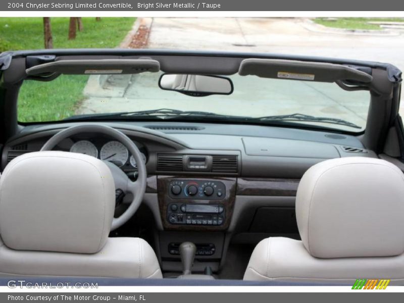 Bright Silver Metallic / Taupe 2004 Chrysler Sebring Limited Convertible
