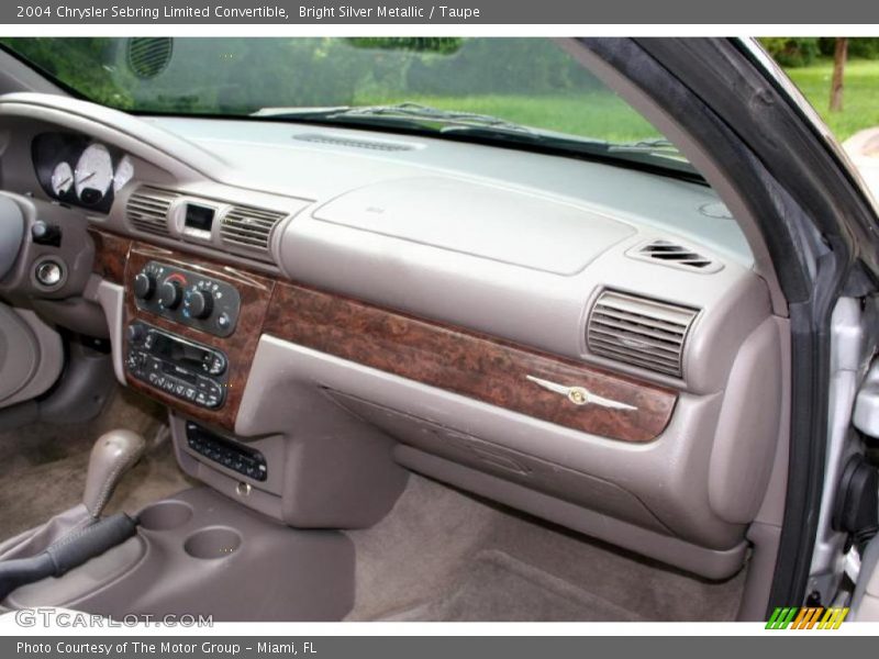 Bright Silver Metallic / Taupe 2004 Chrysler Sebring Limited Convertible