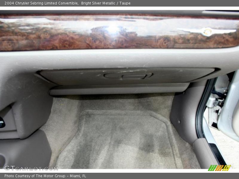 Bright Silver Metallic / Taupe 2004 Chrysler Sebring Limited Convertible