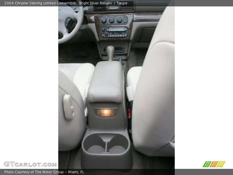 Bright Silver Metallic / Taupe 2004 Chrysler Sebring Limited Convertible
