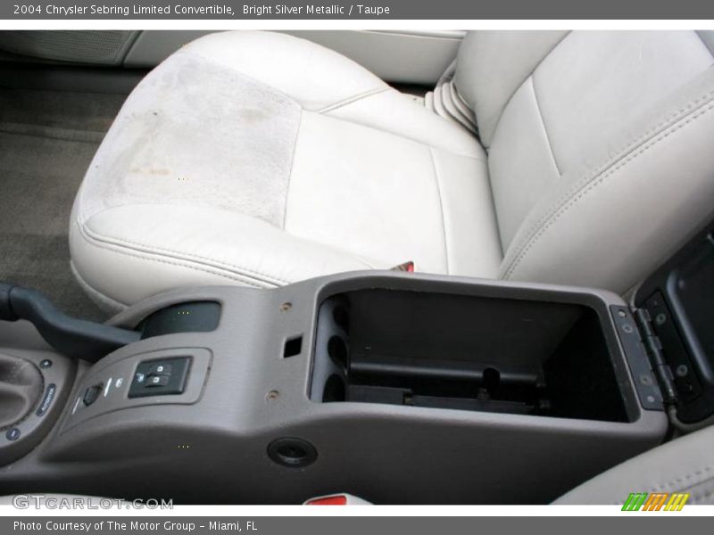 Bright Silver Metallic / Taupe 2004 Chrysler Sebring Limited Convertible