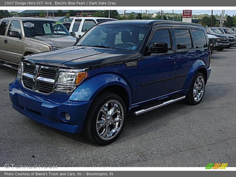 Electric Blue Pearl / Dark Slate Gray 2007 Dodge Nitro SXT 4x4