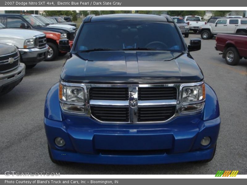 Electric Blue Pearl / Dark Slate Gray 2007 Dodge Nitro SXT 4x4