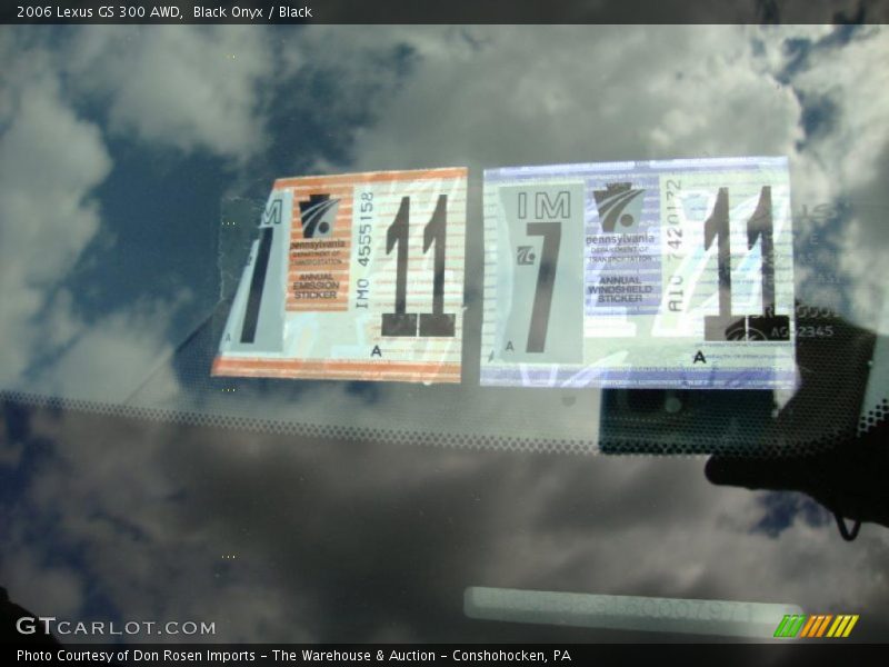 Black Onyx / Black 2006 Lexus GS 300 AWD