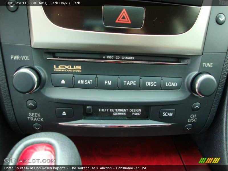 Black Onyx / Black 2006 Lexus GS 300 AWD