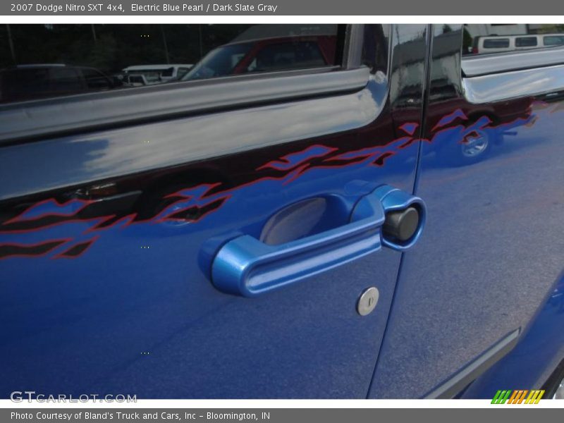 Electric Blue Pearl / Dark Slate Gray 2007 Dodge Nitro SXT 4x4