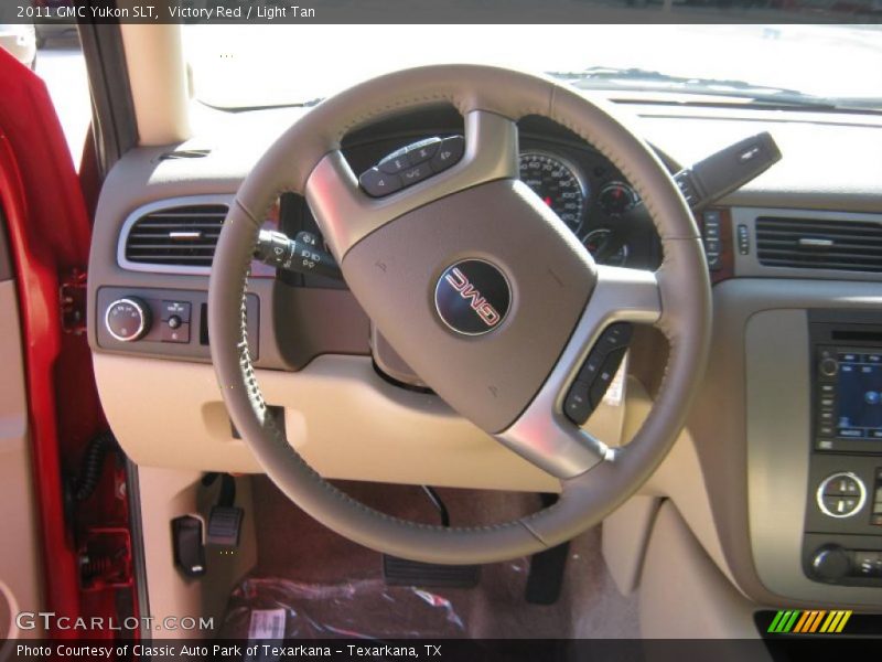 Victory Red / Light Tan 2011 GMC Yukon SLT