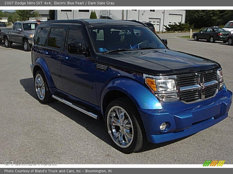 Electric Blue Pearl / Dark Slate Gray 2007 Dodge Nitro SXT 4x4