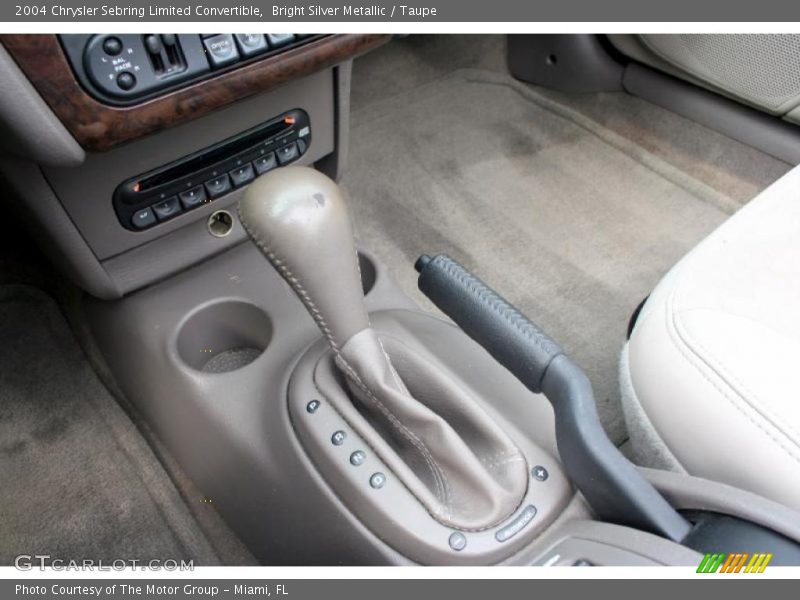 Bright Silver Metallic / Taupe 2004 Chrysler Sebring Limited Convertible