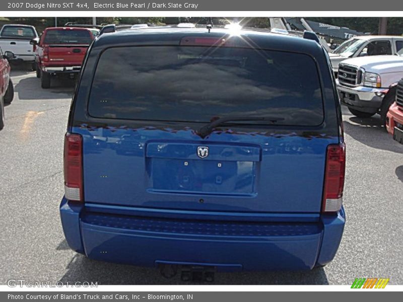 Electric Blue Pearl / Dark Slate Gray 2007 Dodge Nitro SXT 4x4