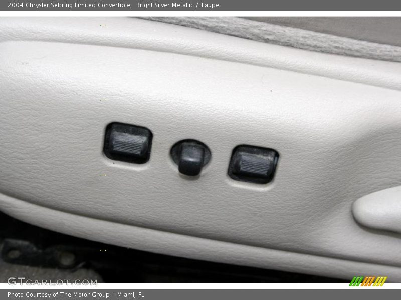 Bright Silver Metallic / Taupe 2004 Chrysler Sebring Limited Convertible