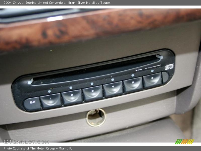 Bright Silver Metallic / Taupe 2004 Chrysler Sebring Limited Convertible