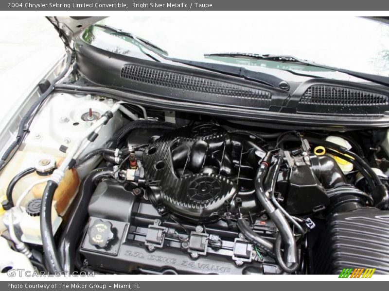 Bright Silver Metallic / Taupe 2004 Chrysler Sebring Limited Convertible