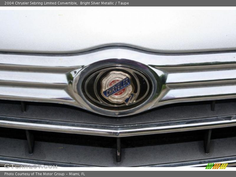 Bright Silver Metallic / Taupe 2004 Chrysler Sebring Limited Convertible