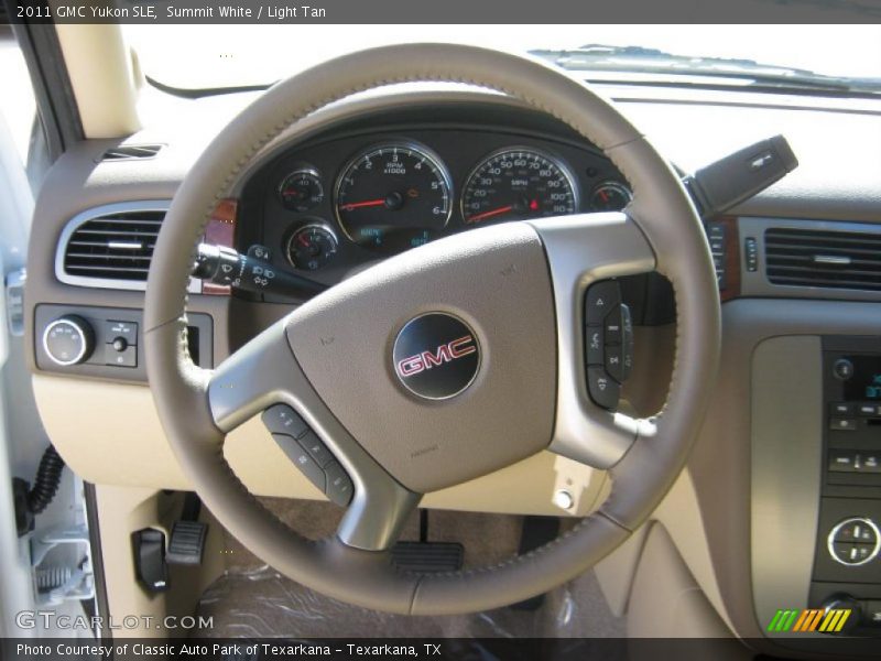 Summit White / Light Tan 2011 GMC Yukon SLE