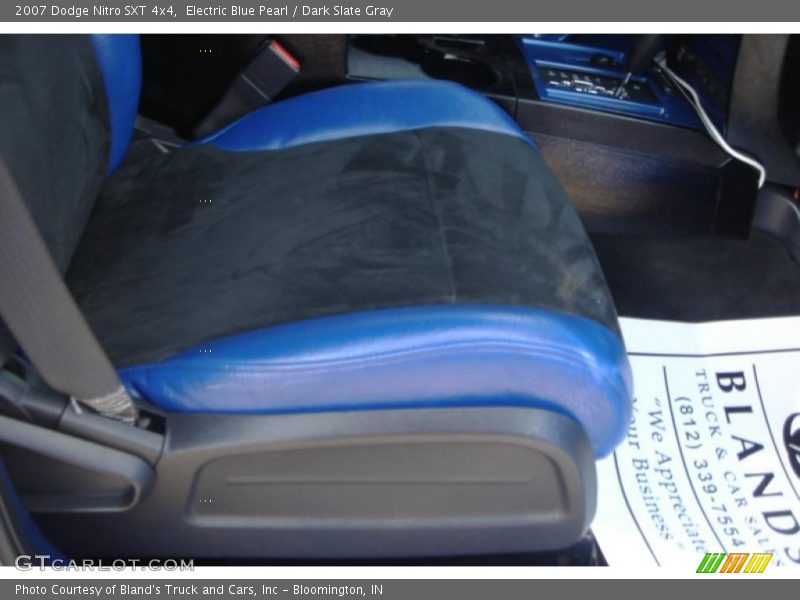 Electric Blue Pearl / Dark Slate Gray 2007 Dodge Nitro SXT 4x4