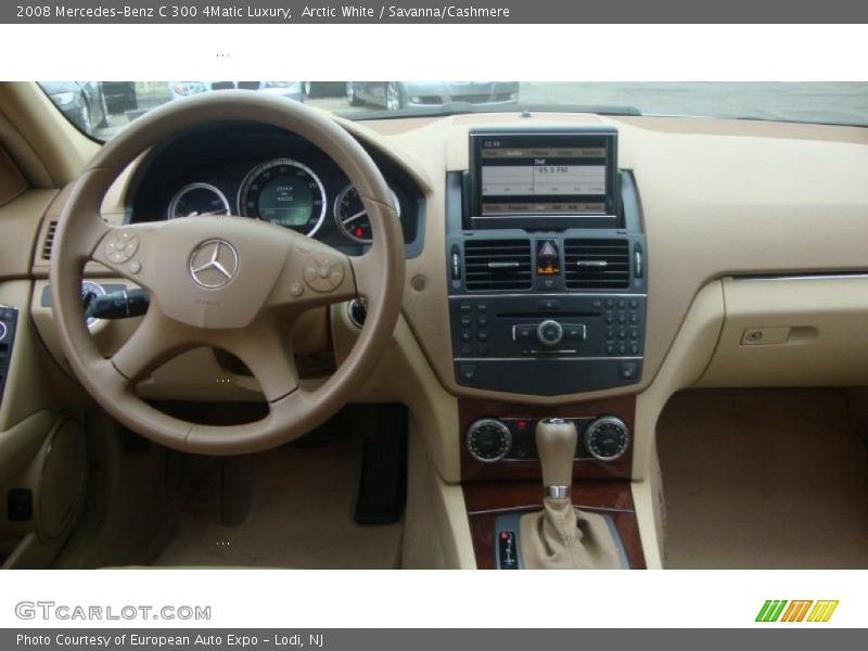 Arctic White / Savanna/Cashmere 2008 Mercedes-Benz C 300 4Matic Luxury