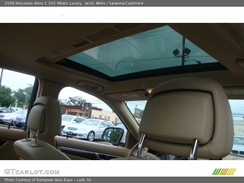 Arctic White / Savanna/Cashmere 2008 Mercedes-Benz C 300 4Matic Luxury