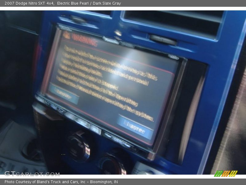 Electric Blue Pearl / Dark Slate Gray 2007 Dodge Nitro SXT 4x4