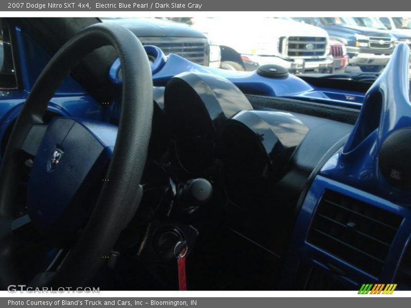 Electric Blue Pearl / Dark Slate Gray 2007 Dodge Nitro SXT 4x4