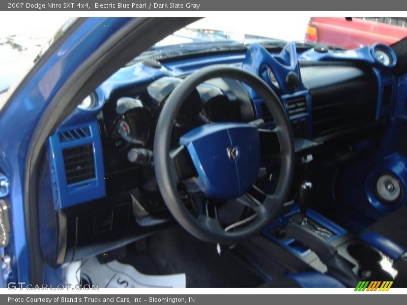 Electric Blue Pearl / Dark Slate Gray 2007 Dodge Nitro SXT 4x4