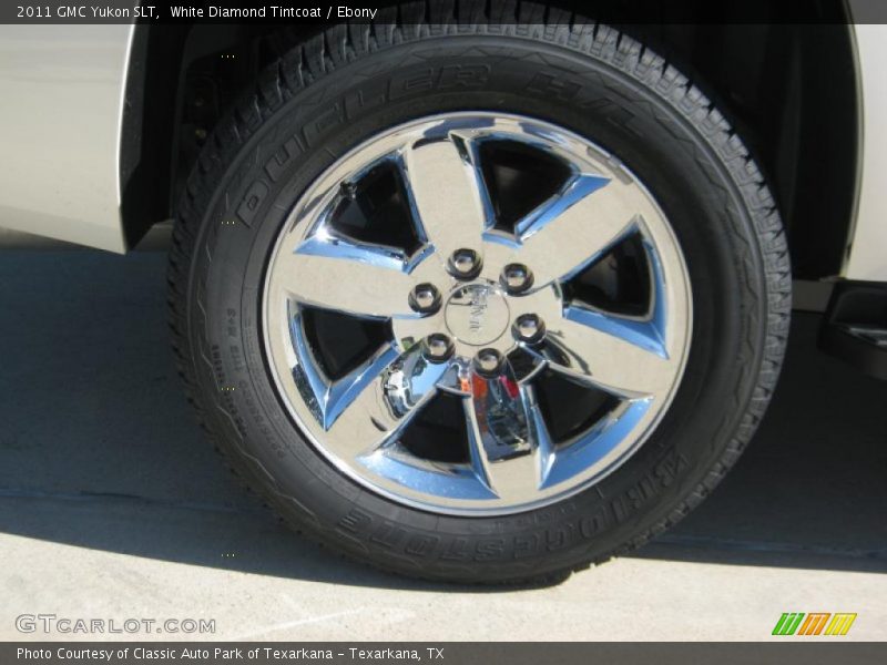 White Diamond Tintcoat / Ebony 2011 GMC Yukon SLT