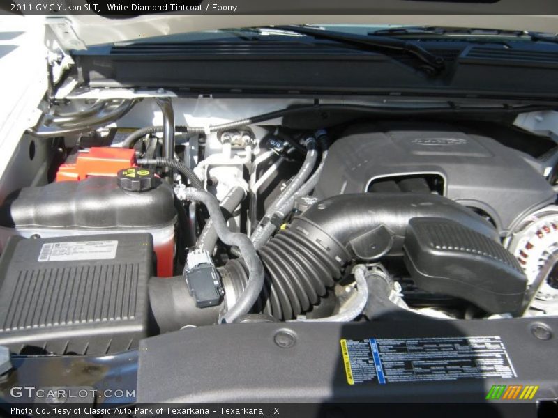 White Diamond Tintcoat / Ebony 2011 GMC Yukon SLT