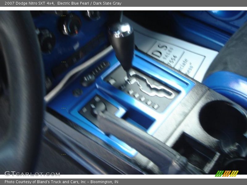 Electric Blue Pearl / Dark Slate Gray 2007 Dodge Nitro SXT 4x4