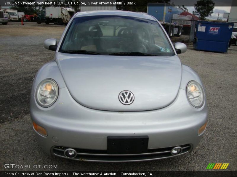 Silver Arrow Metallic / Black 2001 Volkswagen New Beetle GLX 1.8T Coupe