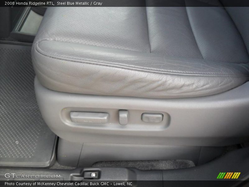 Steel Blue Metallic / Gray 2008 Honda Ridgeline RTL