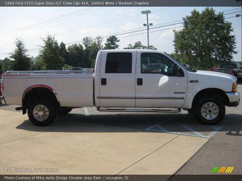 Oxford White / Medium Graphite 1999 Ford F350 Super Duty XLT Crew Cab 4x4