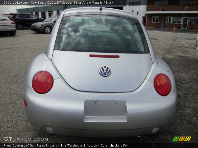 Silver Arrow Metallic / Black 2001 Volkswagen New Beetle GLX 1.8T Coupe