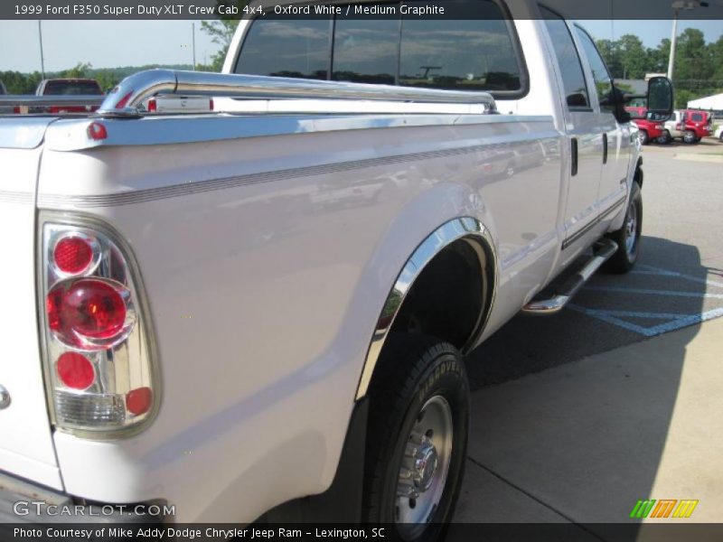 Oxford White / Medium Graphite 1999 Ford F350 Super Duty XLT Crew Cab 4x4