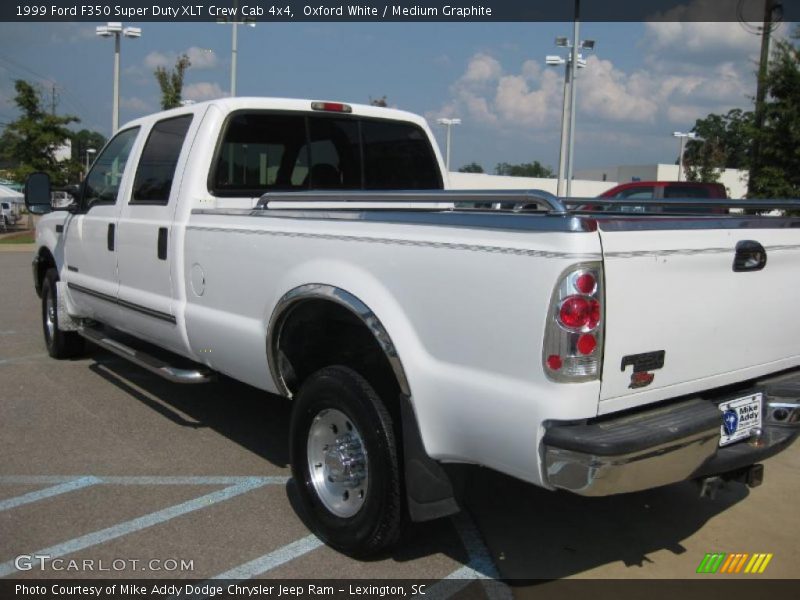 Oxford White / Medium Graphite 1999 Ford F350 Super Duty XLT Crew Cab 4x4