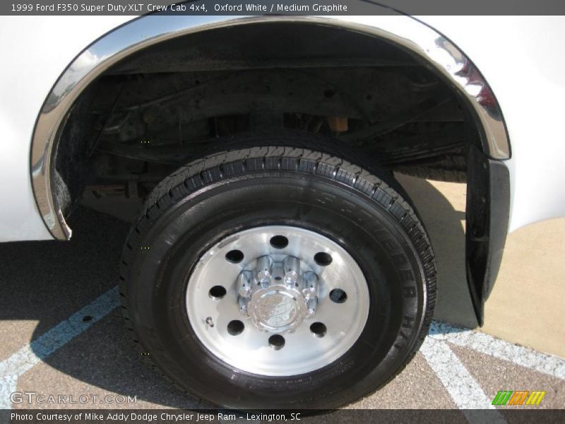 Oxford White / Medium Graphite 1999 Ford F350 Super Duty XLT Crew Cab 4x4
