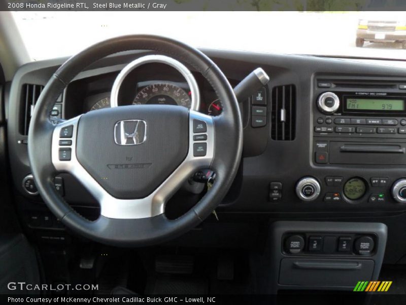 Steel Blue Metallic / Gray 2008 Honda Ridgeline RTL
