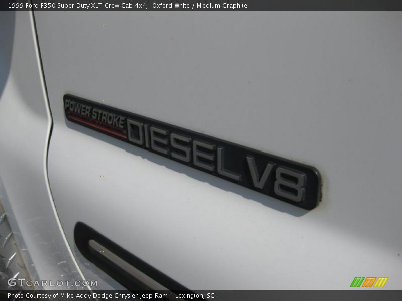 Oxford White / Medium Graphite 1999 Ford F350 Super Duty XLT Crew Cab 4x4