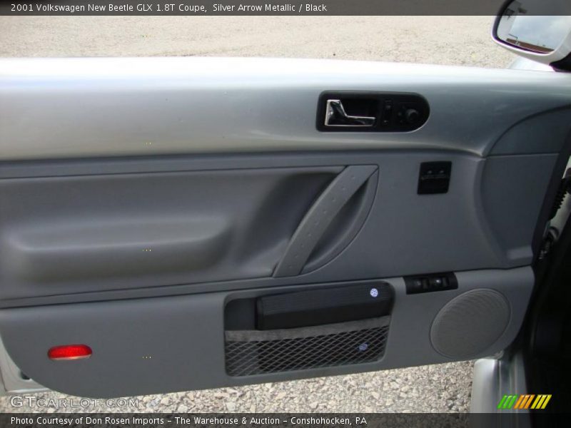 Silver Arrow Metallic / Black 2001 Volkswagen New Beetle GLX 1.8T Coupe