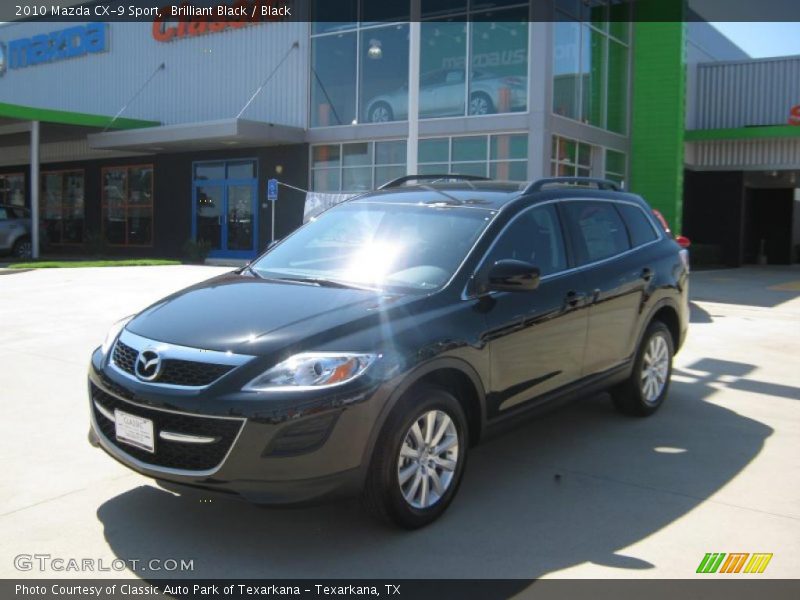Brilliant Black / Black 2010 Mazda CX-9 Sport