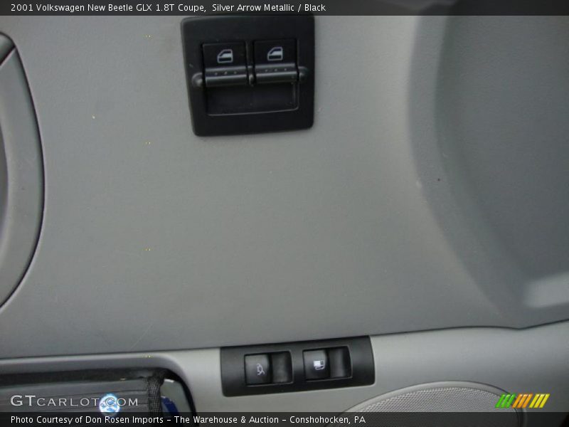 Silver Arrow Metallic / Black 2001 Volkswagen New Beetle GLX 1.8T Coupe