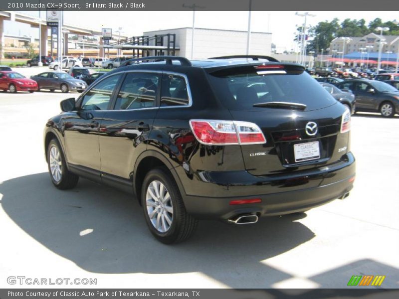 Brilliant Black / Black 2010 Mazda CX-9 Sport