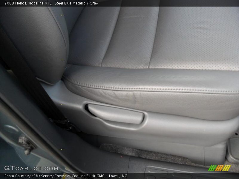 Steel Blue Metallic / Gray 2008 Honda Ridgeline RTL