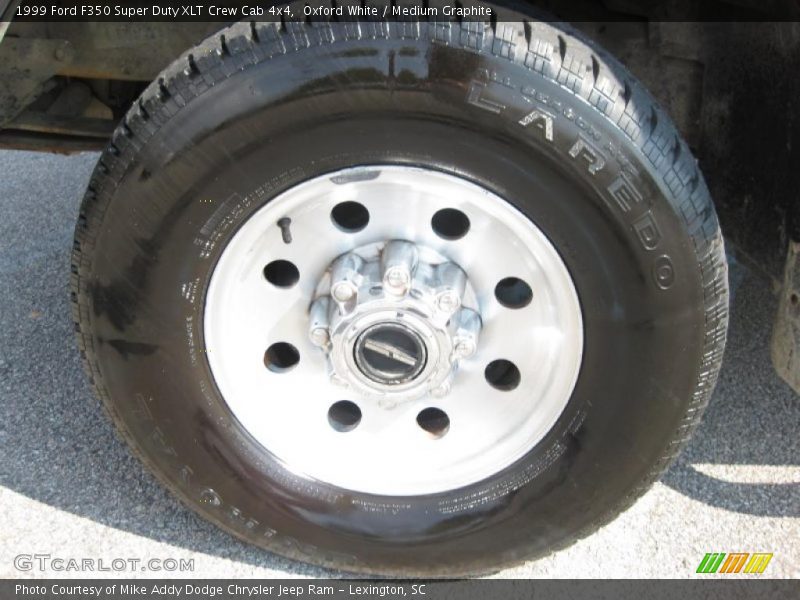 Oxford White / Medium Graphite 1999 Ford F350 Super Duty XLT Crew Cab 4x4